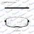 Колодки гальм. HYUNDAI I30, CEED передн. (вир-во Mando) MANDO RMPK36NS (фото 1)