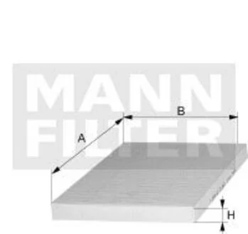Фільтр салону MANN CUK36003