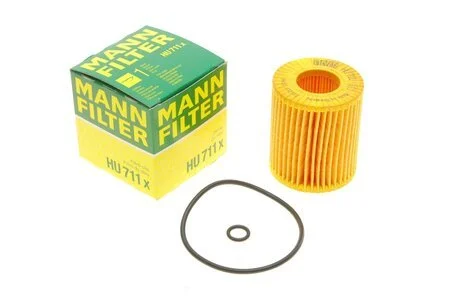 Фільтруючий елемент масляного фільтра MANN HU 711 X
