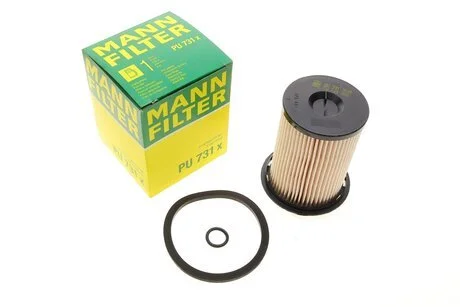 Фільтруючий елемент паливного фільтра MANN PU 731 X