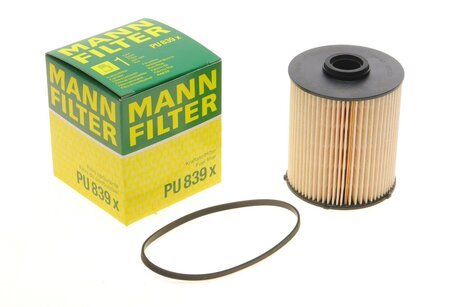 Фільтруючий елемент паливного фільтра MANN PU 839 X (фото 1)