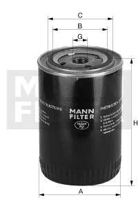 Фильтр масляный MANN W 718