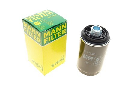 Фильтр масляный двигателя MANN W719/53