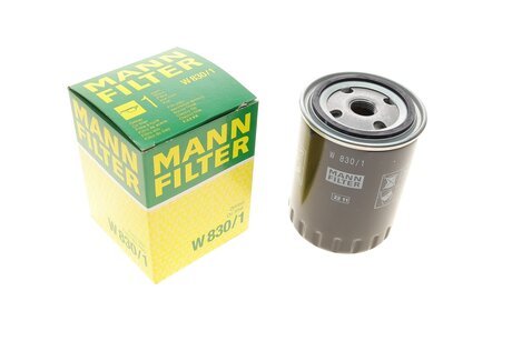 Фильтр масляный VW - TRANSPORTER IV MANN W 830/1