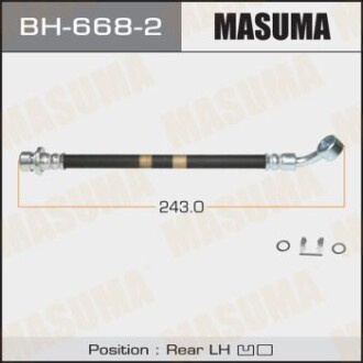 Шланг тормозной MASUMA BH6682