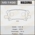 Колодка тормозная передняя Lexus RX 350 (06-08)/ Toyota Highlander (03-07) (MS14 MASUMA MS1498 (фото 1)