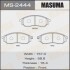 Колодка тормозная передняя Infiniti FX 35 (05-10)/ Nissan Murano (04-16), Pathfi MASUMA MS2444 (фото 1)