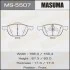 Колодка тормозная передняя Ford Focus (04-)/ Mazda 3 (03-), 5 (05-15) M MASUMA MS5507 (фото 1)