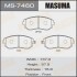 Колодка тормозная передняя Subaru Forester (01-14), Impreza (00-14), Legacy (02-14), XV (12-17) MASUMA MS7460 (фото 1)