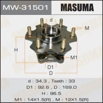 Маточина колеса MASUMA MW31501
