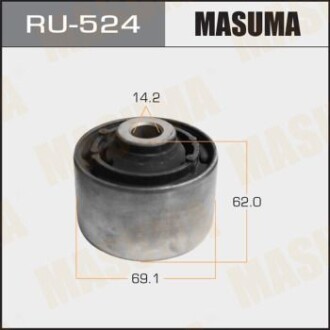 Сайлентблок заднього поздовжнього важеля Nissan Qashqai (06-13), X-Trail (07-) (RU MASUMA RU524