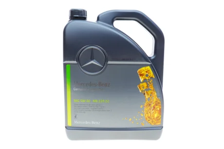 Олива моторна 5W-30 MB 22952 (5 Liter) MERCEDES-BENZ 000989330913ABDE