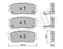 Комплект тормозных колодок (дисковых).) Metelli 22-0151-0 (фото 1)