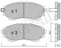 Колодки дискового гальма Metelli 2206100 (фото 1)