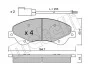 Комплект тормозных колодок Metelli 22-0679-0 (фото 2)