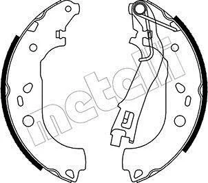 Колодки дискового тормоза Metelli 530099