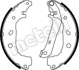 Колодки дискового тормоза Metelli 530138