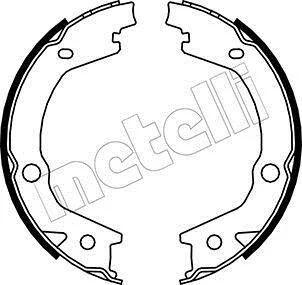 Колодки тормозные Metelli 53-0184