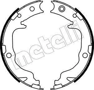 Комплект гальмівних колодок (барабанних) Metelli 53-0362 (фото 1)