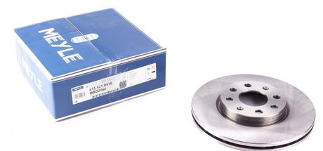 Гальмівний диск вентильований передній Opel CORSA D MEYLE 615 521 0015 (фото 1)