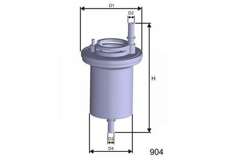Фильтр топливный MISFAT E100 (фото 1)