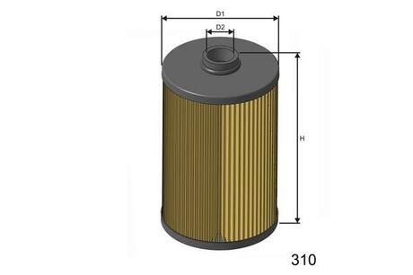 Фильтр топливный MISFAT F103 (фото 1)