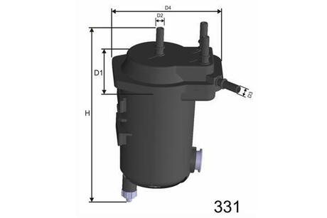 Фильтр топливный MISFAT F113A (фото 1)