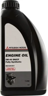 Масло моторне ENGINE OIL Fully synthetic 5w-40 sn/cf, 1л MITSUBISHI MZ320361