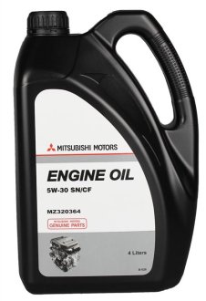 Олива моторна Engine Oil SN/CF 5W-30 4 л MITSUBISHI MZ320364