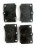 Колодки дискового гальма MITSUBISHI MZ690027 (фото 2)