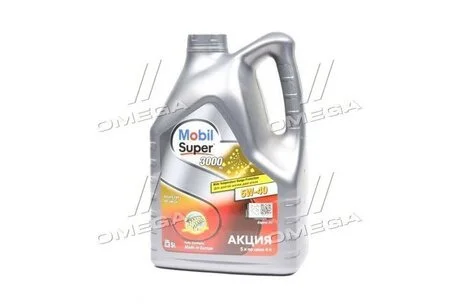 Масло моторне SUPER 3000 5W-40 API SN/SM 5л MOBIL 156154