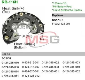 Выпрямитель MOBILETRON RB116H