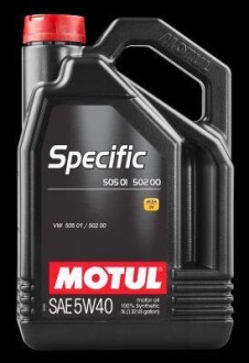 Масло моторное 5W40 Specific 505.01-502.00-505.00 SAE, 5L MOTUL 101575