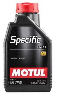 Масло моторное Specific 0720 5W-30 (1 л) MOTUL 102208