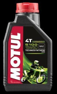 Масло моторное 5100 4T 15W-50 1л MOTUL 104080