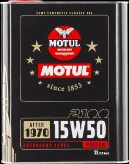 Масло моторное полусинтетическое д/авто /CLASSIC 2100 15W50 (2L)/ MOTUL 104512
