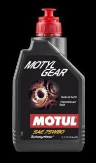 Олія трансмісійна MOTYLGEAR SAE 75W80 1л MOTUL 105782