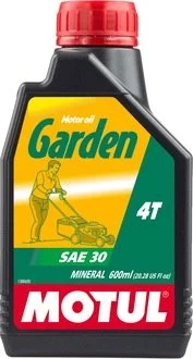 Олива для 4-х тактних двигунів мінеральна Garden 4T SAE 30 (0,6L) MOTUL 309700