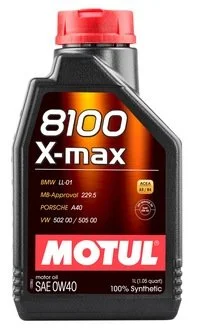 Масло моторне 8100 X-Max 0W-40 (1 л) MOTUL 348201