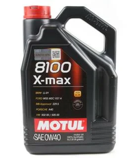 Масло моторне 8100 X-Max 0W-40 (5 л) MOTUL 348206