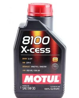Масло моторне 8100 X-Cess 5W-30 (1 л) MOTUL 368101