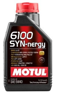 Масло моторное 6100 SYN-nergy 5W-40 (1 л) MOTUL 368311