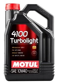Олія моторна Motul 4100 Turbolight 10W-40 (5 л) MOTUL 387606
