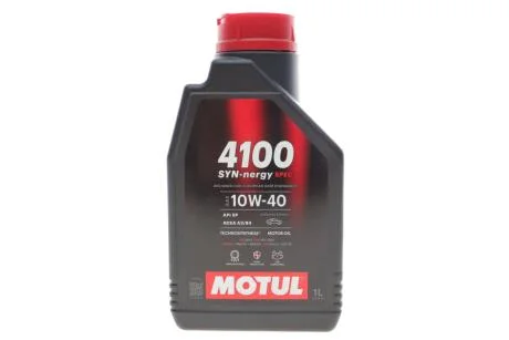 Олива моторна Technosynthese д/авто /4100 SYN-NERGY SPEC SAE 10W40 (1L)/112890 MOTUL 387701