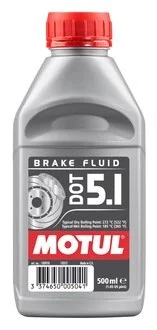 Гальмівна рідина 100% синтетична DOT 5.1 (0,5L) MOTUL 807010