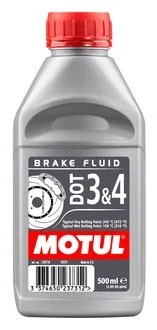 Гальмівна рідина 100% синтетична DOT 3&4 (0,5L) MOTUL 807910