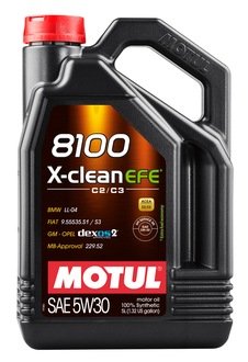 Олива моторна 8100 X-clean EFE 5W-30 (5 л) MOTUL 814051