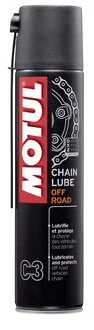 Мастило всіх типів ланцюгів позашляхових мотоциклів C3 Chain Lube Off Road (400ML) MOTUL 815516
