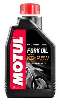 Олива вилкова 100% синтетична Fork Oil Very Light Factory Line SAE 2,5W (1L) MOTUL 821901