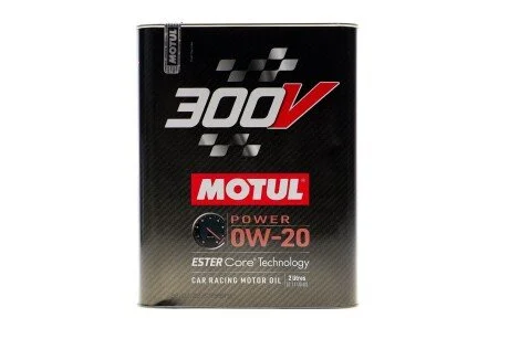 Олива моторна 100% синтетична естерова д/авто /300V POWER SAE 0W20 (2L)/110813 MOTUL 826202